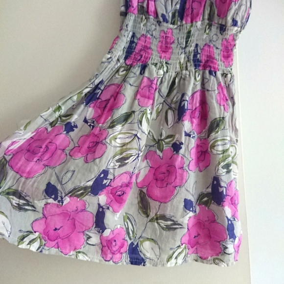 💖2/$15💖 Watercolour floral tunic camisole from Japanese brand Ingni - Picture 2 of 4